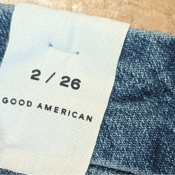 Good American blue Good Classic Jeans Size 2 /26 - Picture 7 of 8